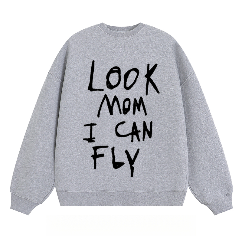 "Look Mom I Can Fly" - Classic Unisex Fit Crewneck Sweatshirt