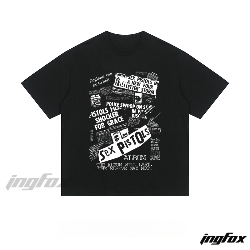 Sex Pistols Newspaper Collage - Loose Fit Short Sleeve T-Shirt