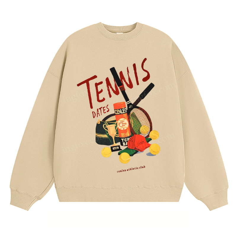 Tennis Dates - Classic Unisex Fit Crewneck Sweatshirt