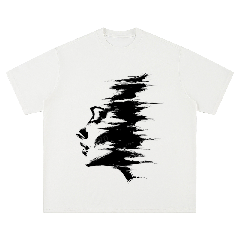 Abstract Face - Unisex Fit Short Sleeve T - Shirt