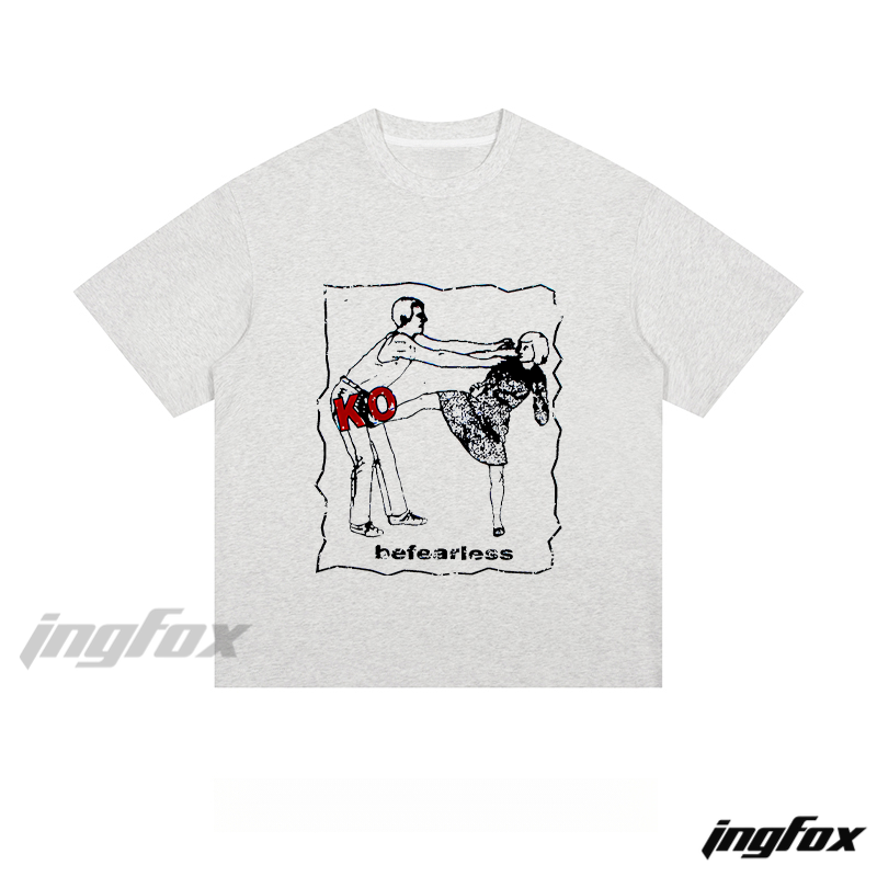 Befearless Fight - Loose Fit Short Sleeve T - Shirt