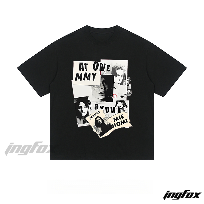 Vintage Photo Collage - Loose Fit Short Sleeve T-Shirt