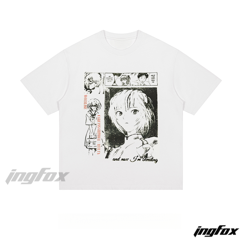 Anime Manga Panel Tee - Loose Fit Short Sleeve T - Shirt