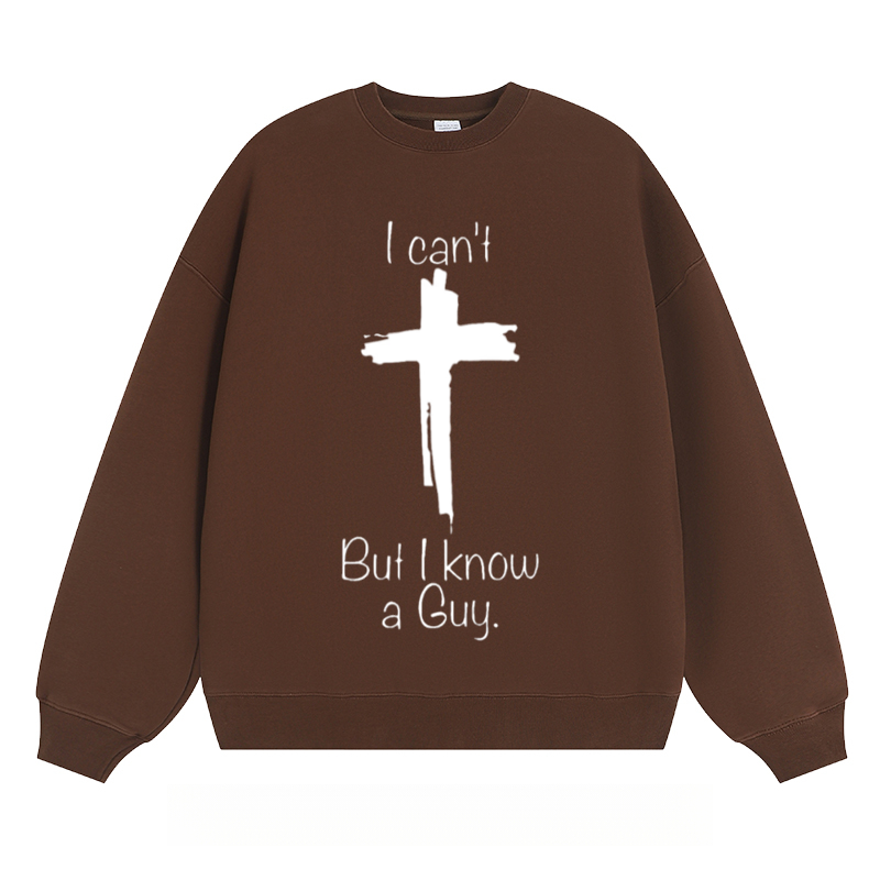 Cross & Text - Classic Unisex Fit Crewneck Sweatshirt