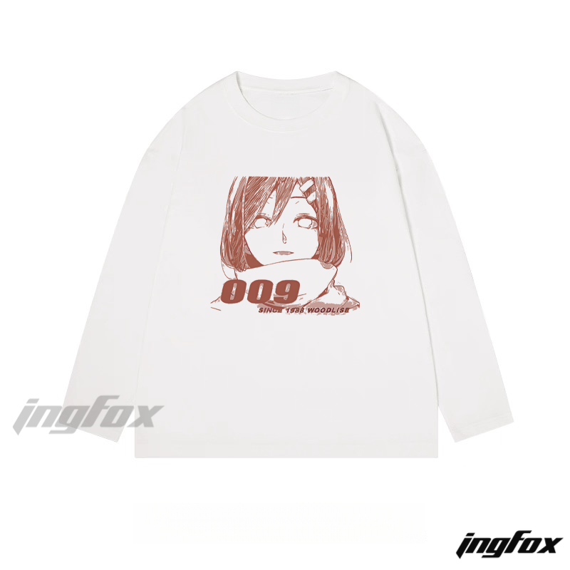 Anime Character - Themed Classic Cotton Long Sleeve Tee
