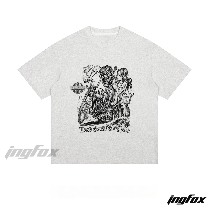 West Coast Choppers Motorcycle Graphic - Loose Fit Short Sleeve T-Shirt