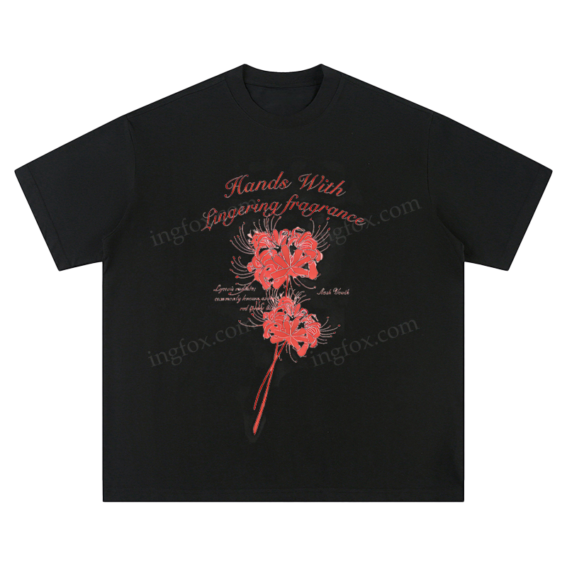 " Hands With Lingering Fragrance" Floral - Unisex Fit Short Sleeve T - Shirt
