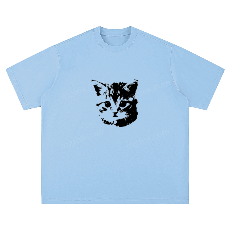 Cute Kitten Graphic - Unisex Fit Short Sleeve T - Shirt