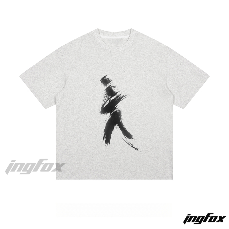 Ink - Style Figure - Loose Fit Short Sleeve T-Shirt
