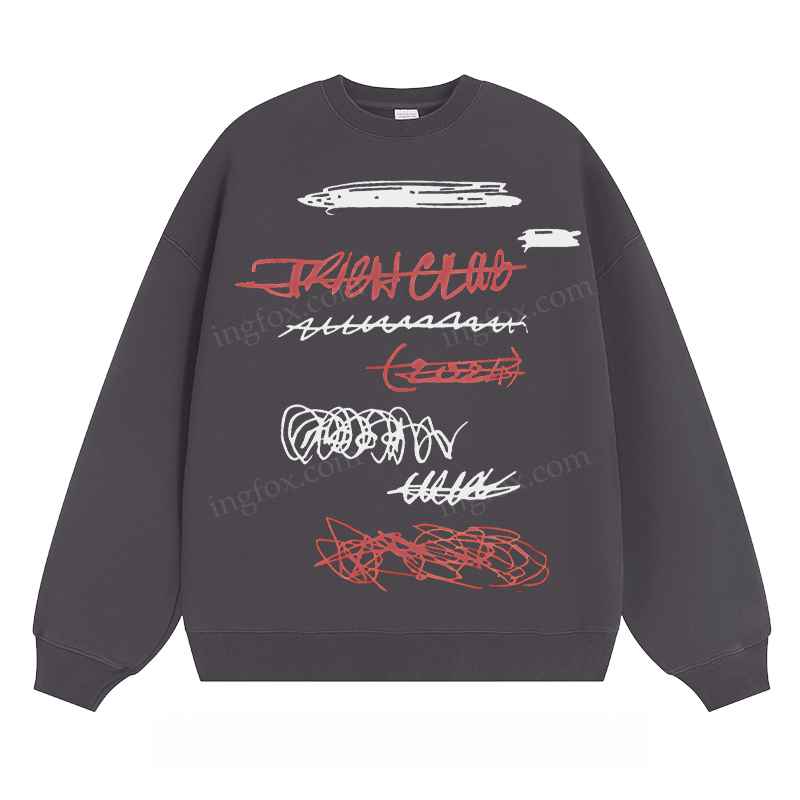 "TRASH CLUB" Graffiti - Classic Unisex Fit Crewneck Sweatshirt