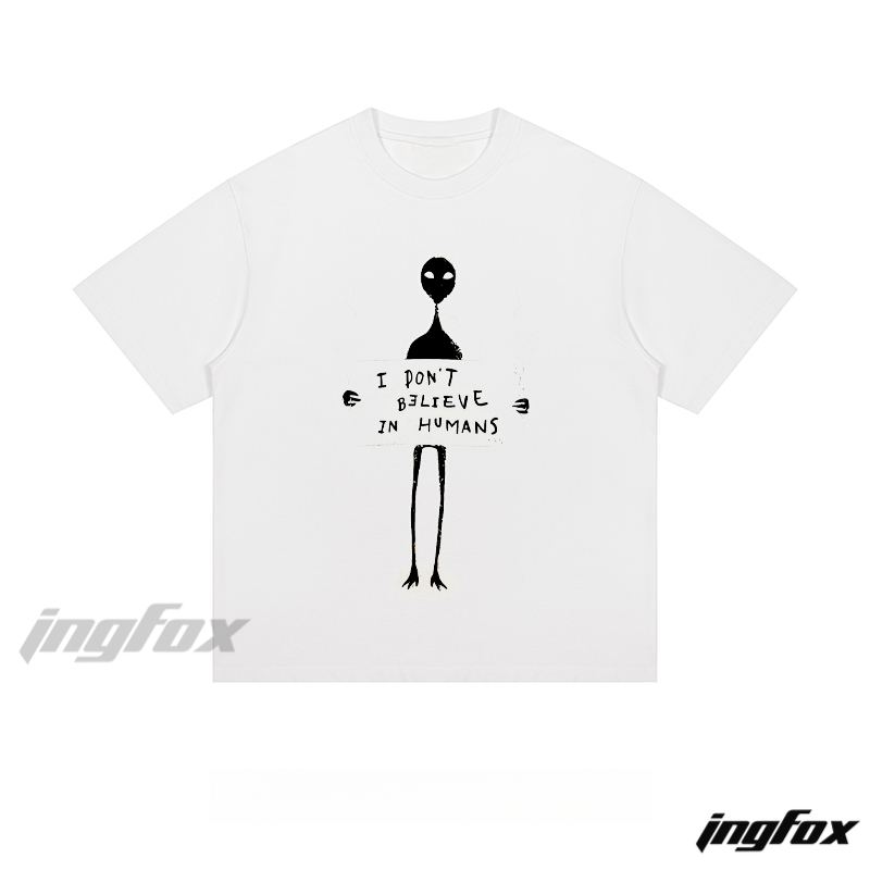 Alien Sarcasm - Loose Fit Short Sleeve T - Shirt