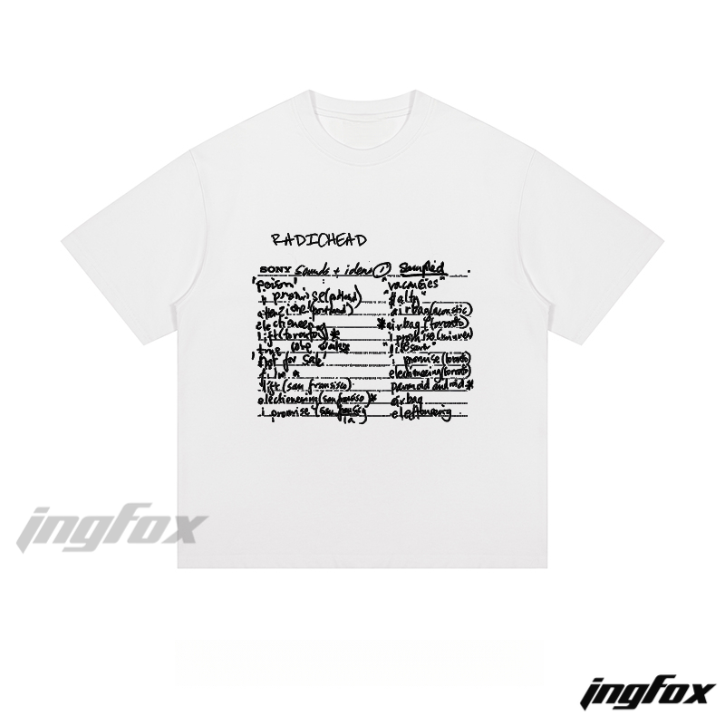 Radiohead Setlist - Loose Fit Short Sleeve T - Shirt