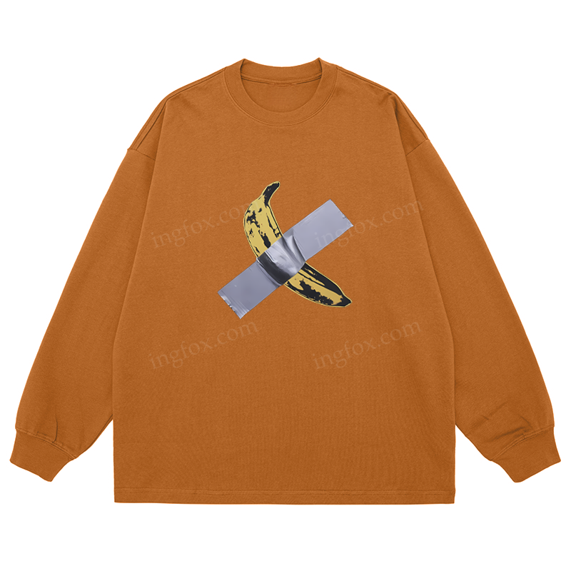Banana Tape Art - Classic Unisex Fit Cotton Long Sleeve Tee