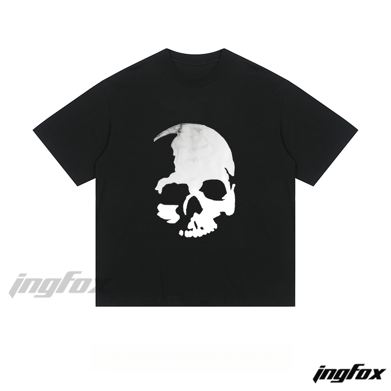 Ink Skull - Loose Fit Short Sleeve T-Shirt