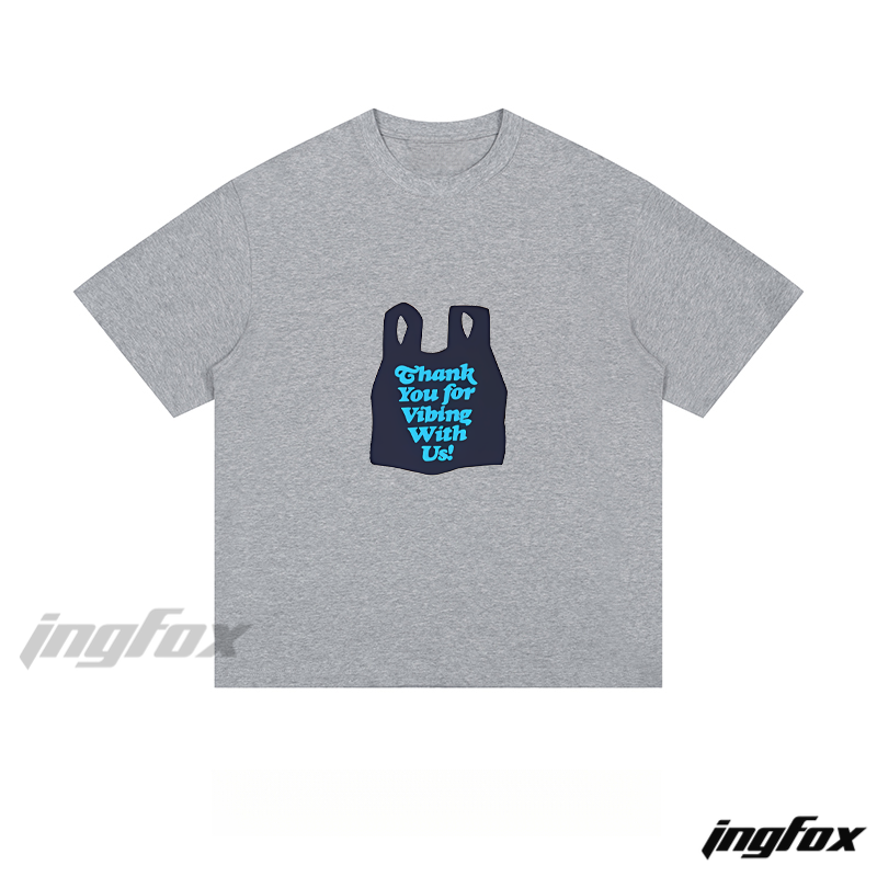 "Thank You for Vibing With Us!" Bag - Loose Fit Short Sleeve T-Shirt