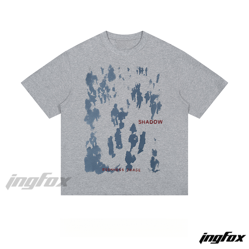 Shadow Silhouette - Loose Fit Short Sleeve T - Shirt