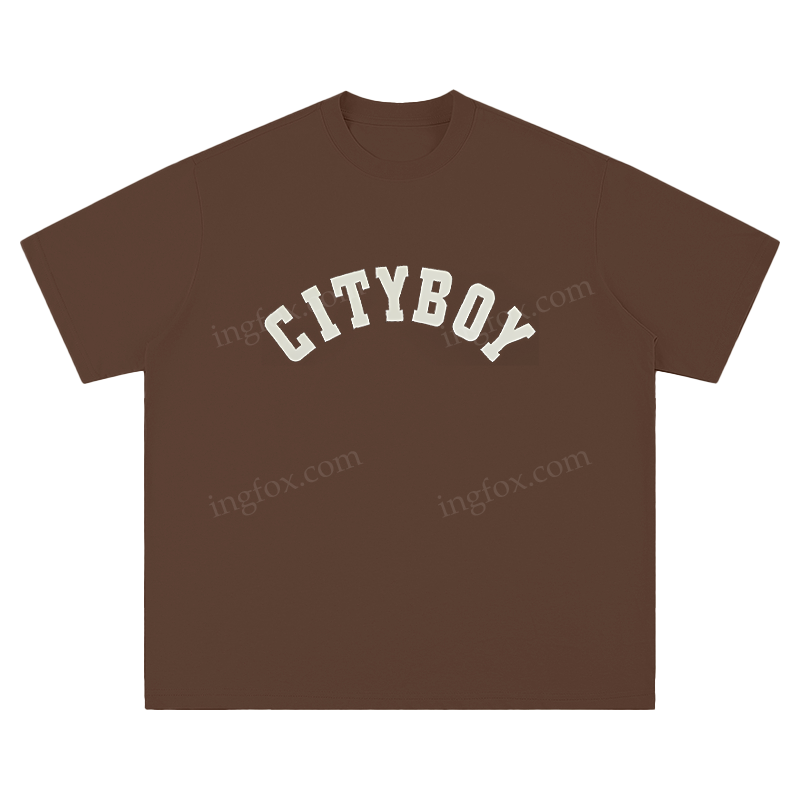 "Cityboy" Slogan - Unisex Fit Short Sleeve T - Shirt