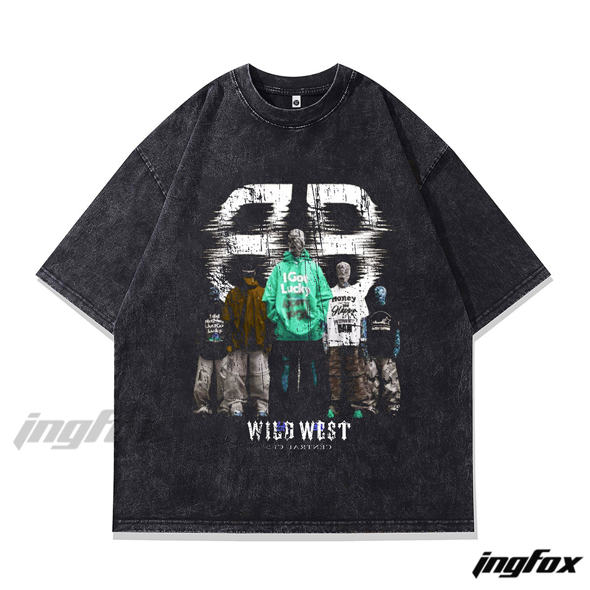 Urban Retro Crew - Vintage Washed Oversized T-Shirt