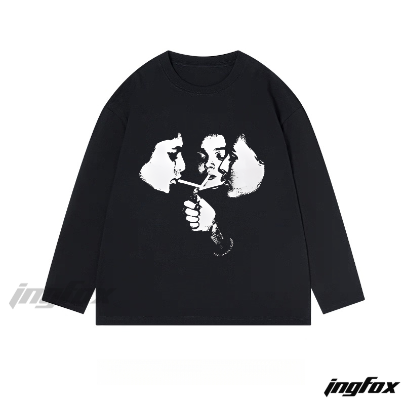 Artistic Group Scene - Classic Cotton Long Sleeve Tee
