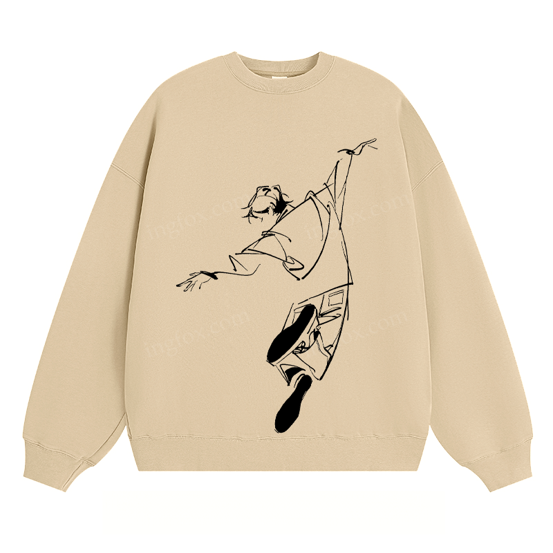 Dynamic Sketch - Classic Unisex Fit Crewneck Sweatshirt