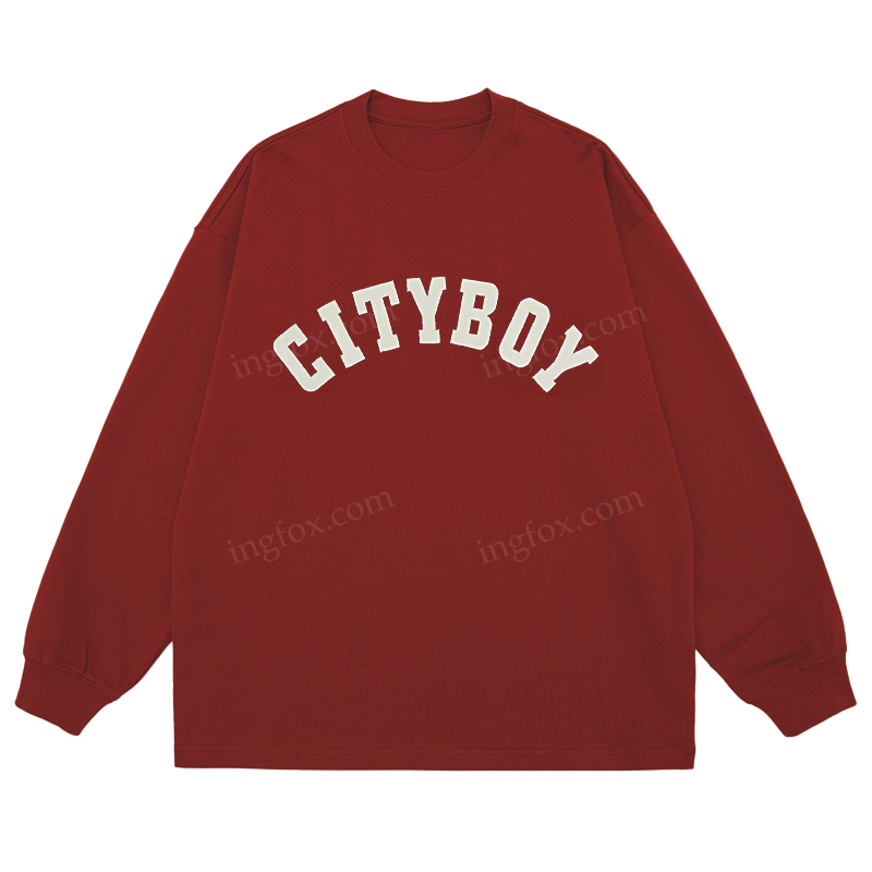 Cityboy - Classic Unisex Fit Cotton Long Sleeve Tee