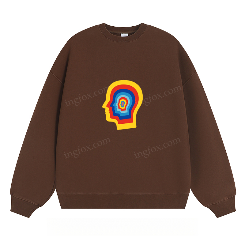 Rainbow Head Silhouette - Classic Unisex Fit Crewneck Sweatshirt