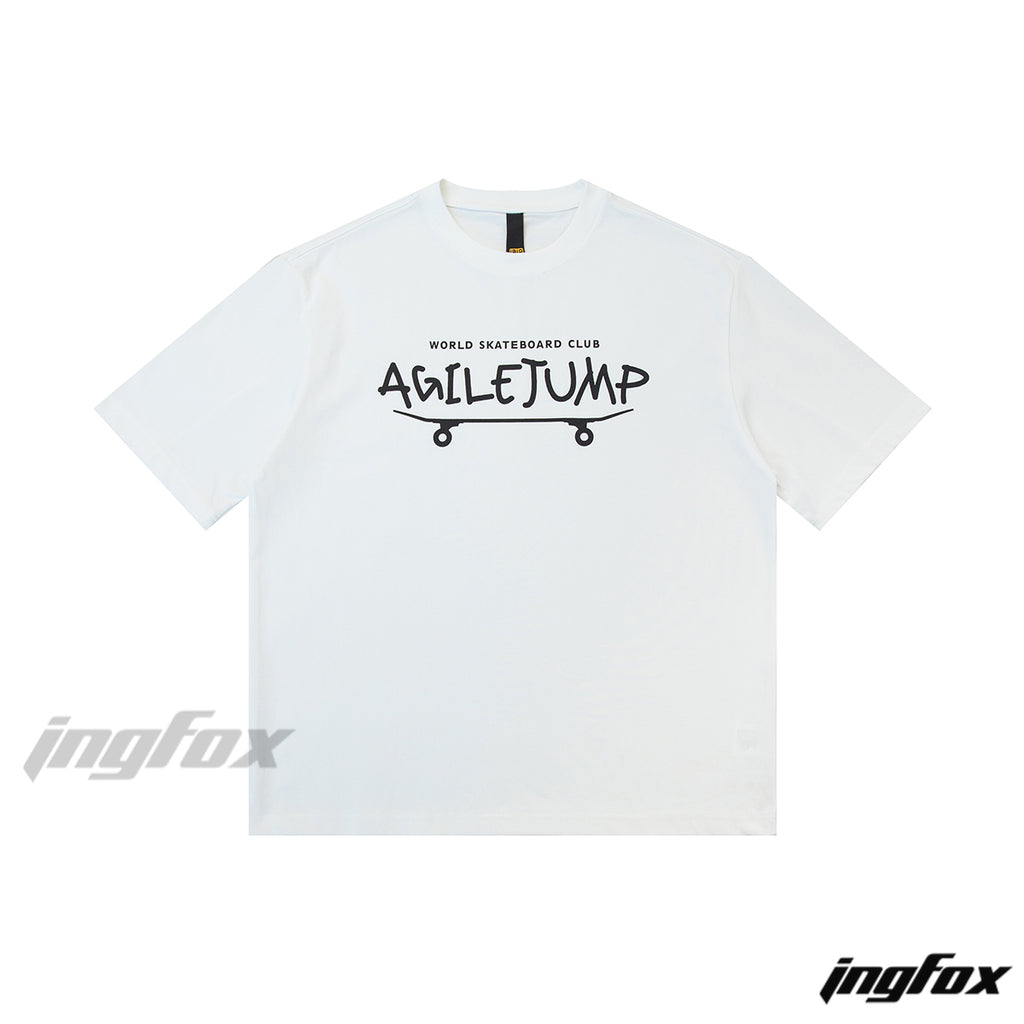 AGILEJUMP - Short Sleeve Loose Fit T-shirt