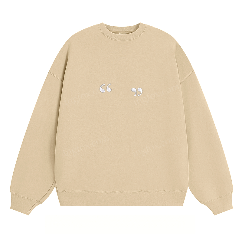 Quotation Marks - Classic Unisex Fit Crewneck Sweatshirt