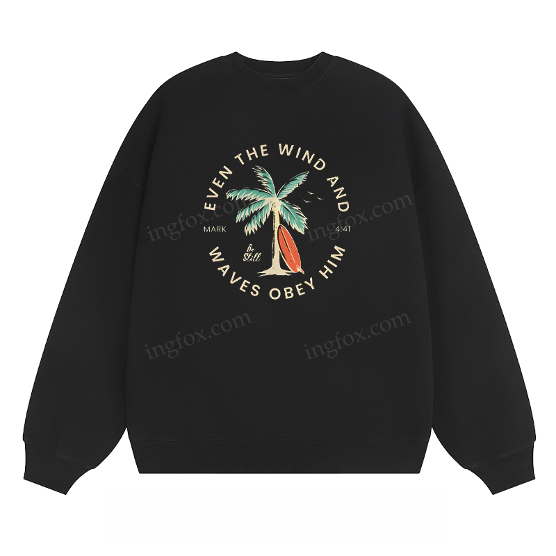 "Even The Wind And Waves Obey Him" - Classic Unisex Fit Crewneck Sweatshirt