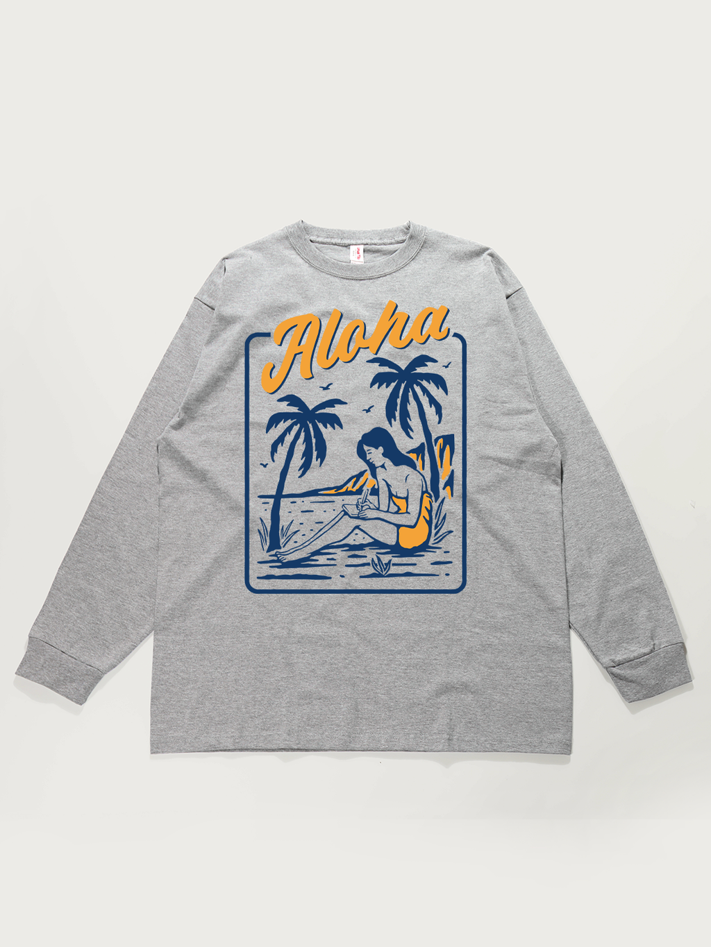 Aloha Hawaiian - Unisex Retro Cotton Long Sleeve T-Shirt