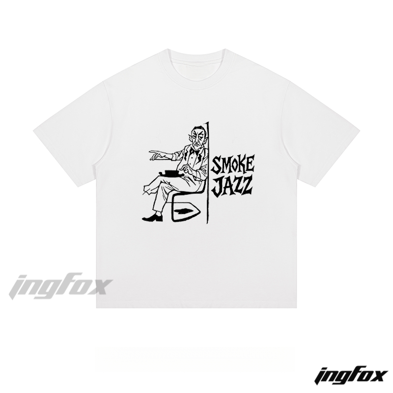 Smoke Jazz - Loose Fit Short Sleeve T - Shirt