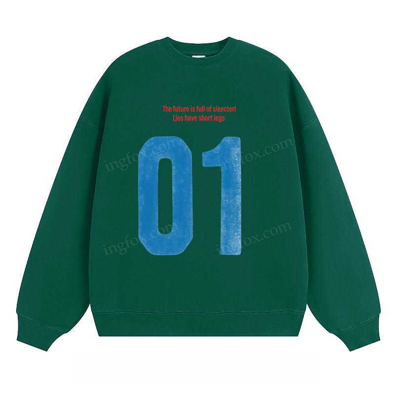 Number 01 - Classic Unisex Fit Crewneck Sweatshirt
