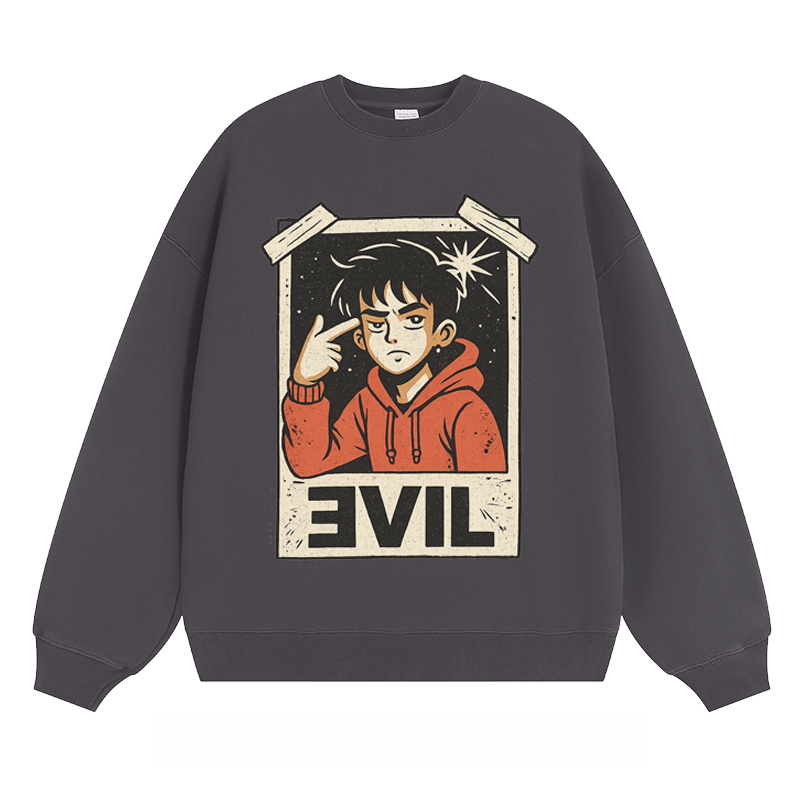 Evil Graphic - Classic Unisex Fit Crewneck Sweatshirt