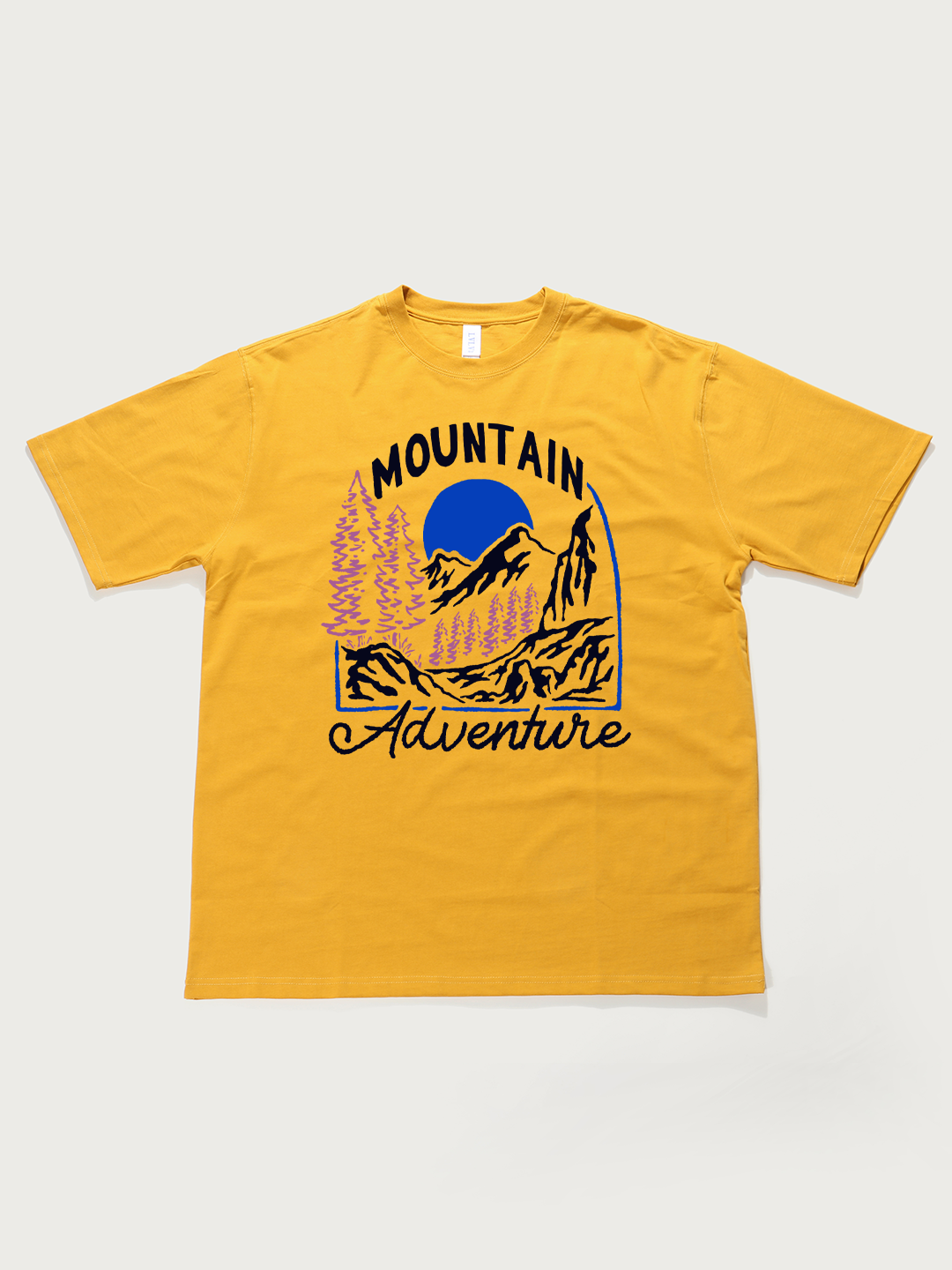 Mountain Adventure - Unisex Retro Cotton Short Sleeve T-Shirt