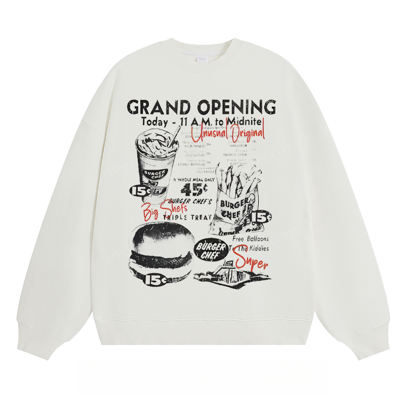 Retro Burger Chef - Classic Unisex Fit Crewneck Sweatshirt