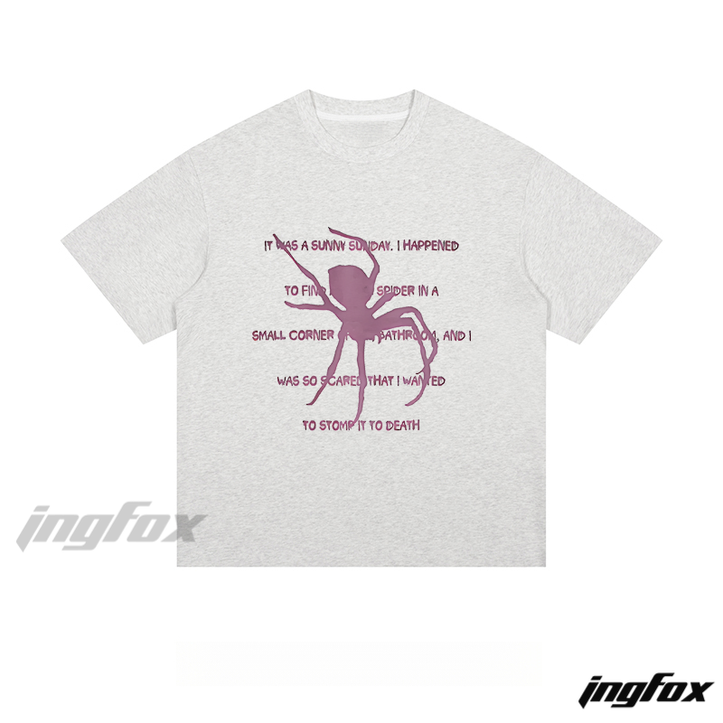 Spider Story - Loose Fit Short Sleeve T - Shirt