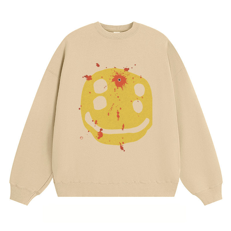 Smiley Splatter - Classic Unisex Fit Crewneck Sweatshirt