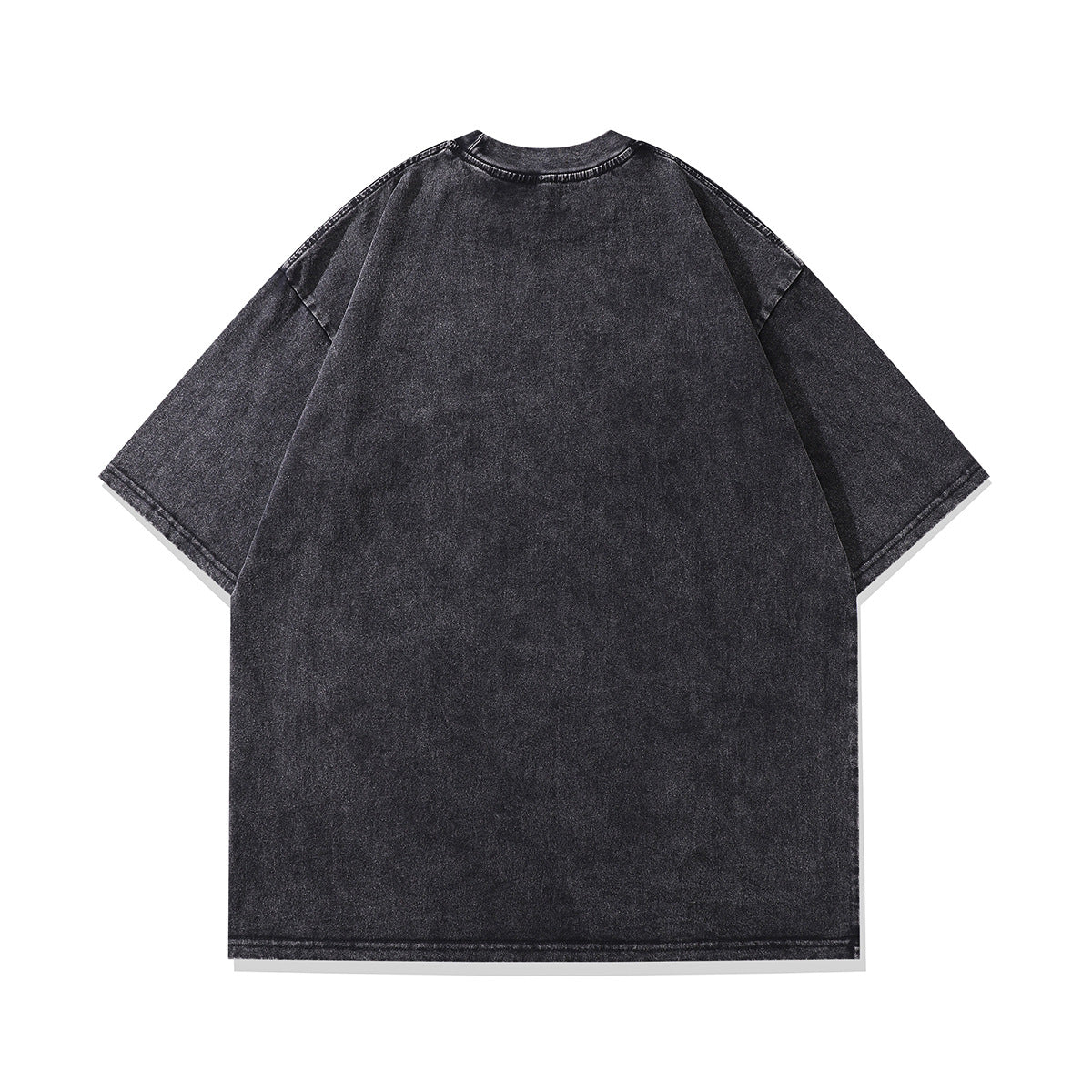 Anime Girl & Pink Car - Vintage Washed Oversized T - Shirt