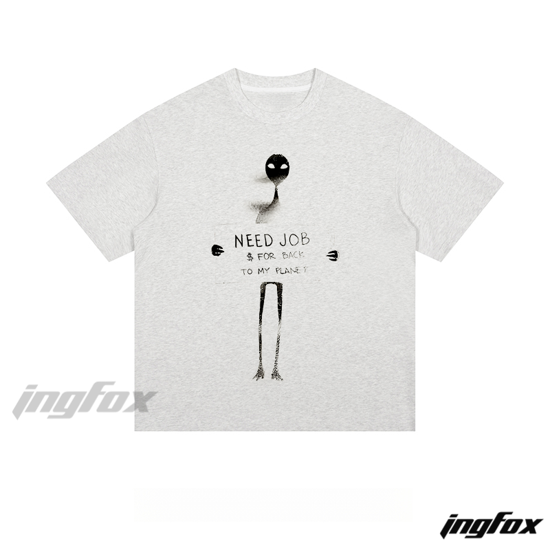 Alien Job Seeker - Loose Fit Short Sleeve T - Shirt