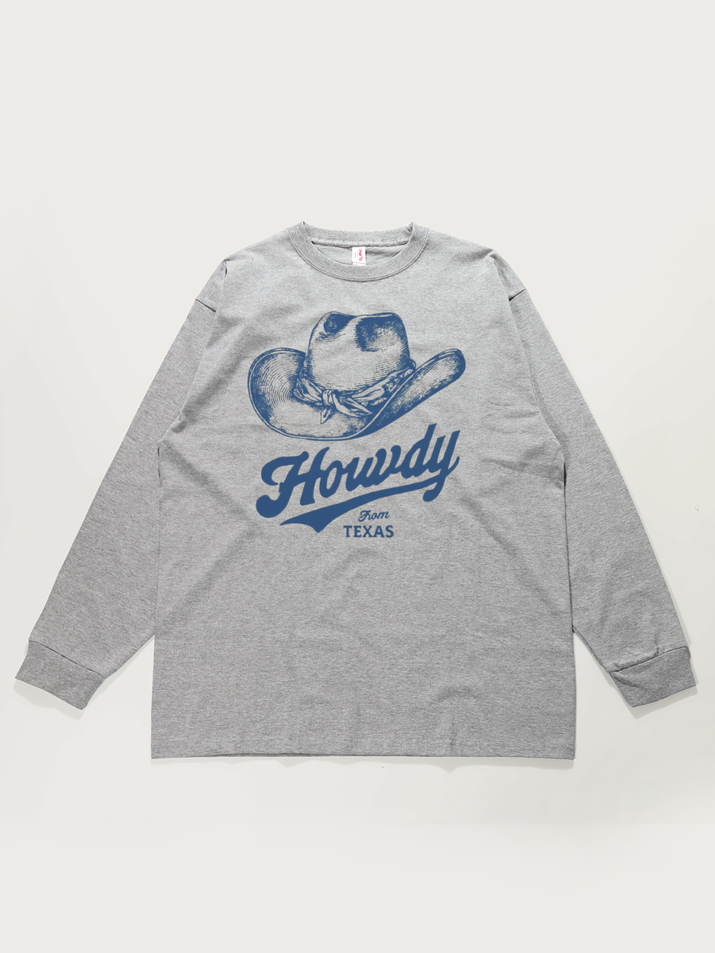 Howdy From Texas - Unisex Retro Cotton Long Sleeve T-Shirt