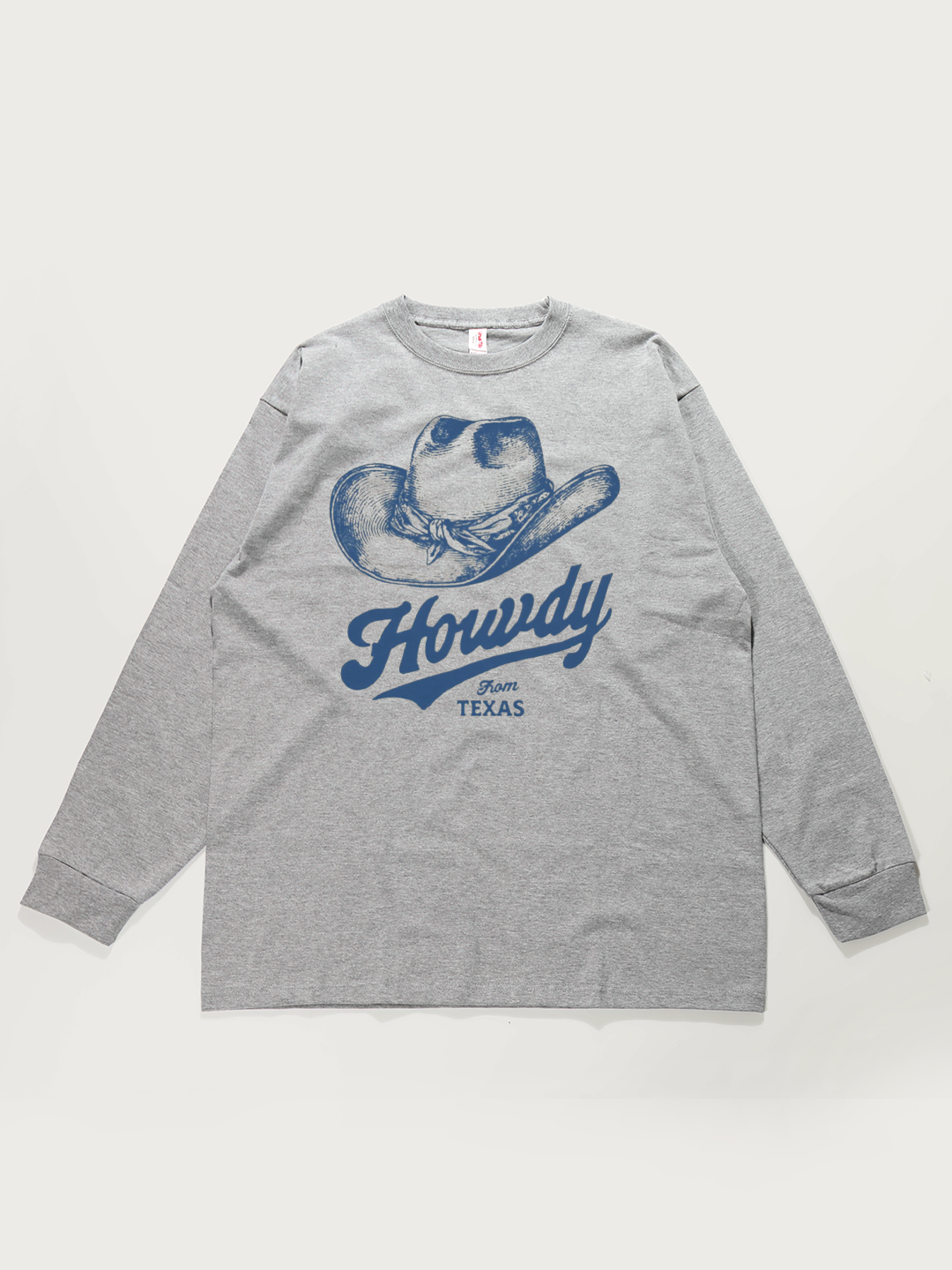 Howdy From Texas - Unisex Retro Cotton Long Sleeve T-Shirt