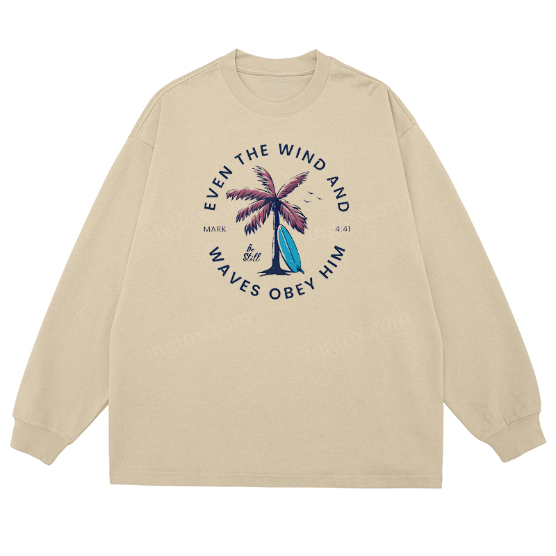 Mark 4:41 Biblical Quote - Classic Unisex Fit Cotton Long Sleeve Tee