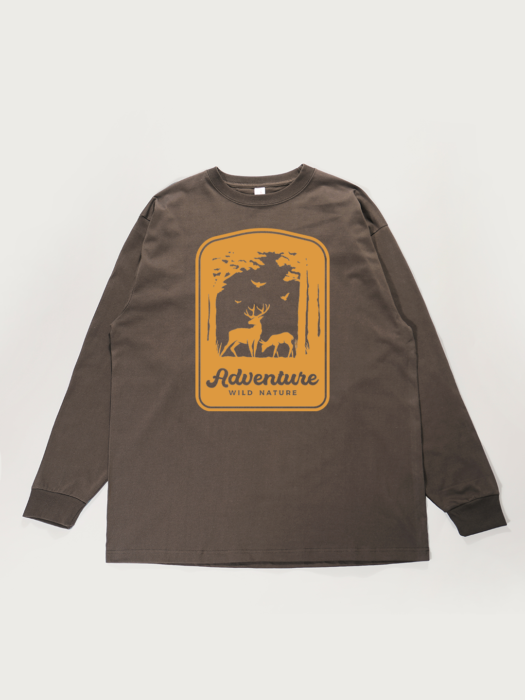 Adventure Wild Nature - Unisex Retro Cotton Long Sleeve T-Shirt