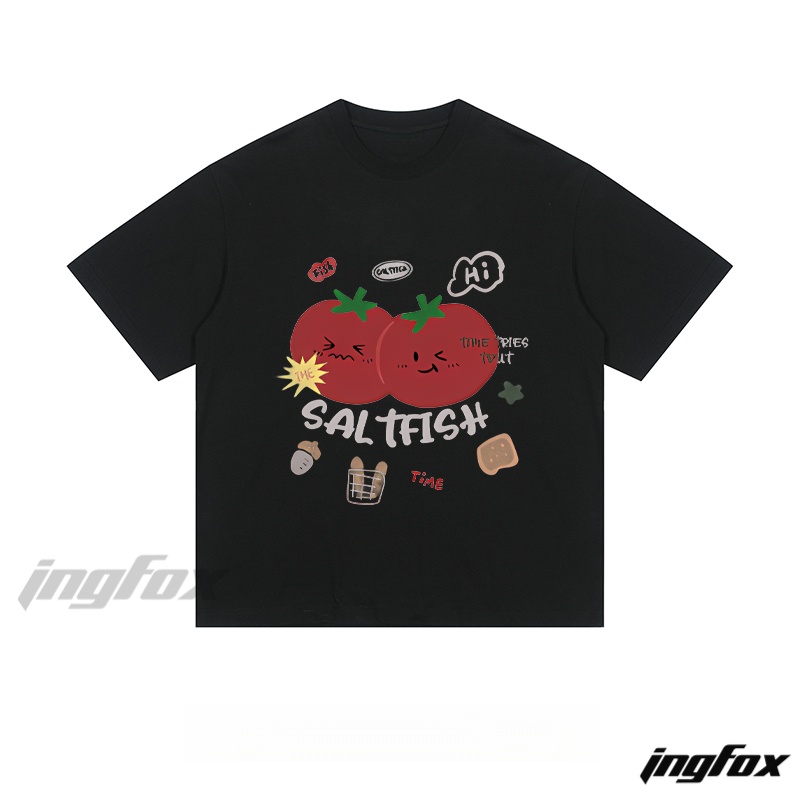 Cute Tomato Collage - Loose Fit Short Sleeve T - Shirt