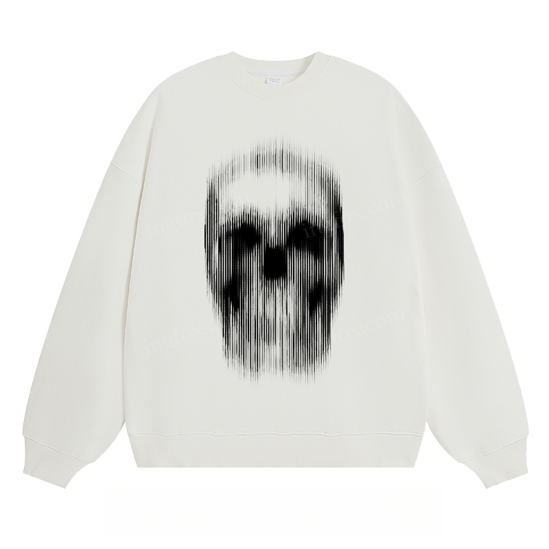 Abstract Skull Graphic - Classic Unisex Fit Crewneck Sweatshirt