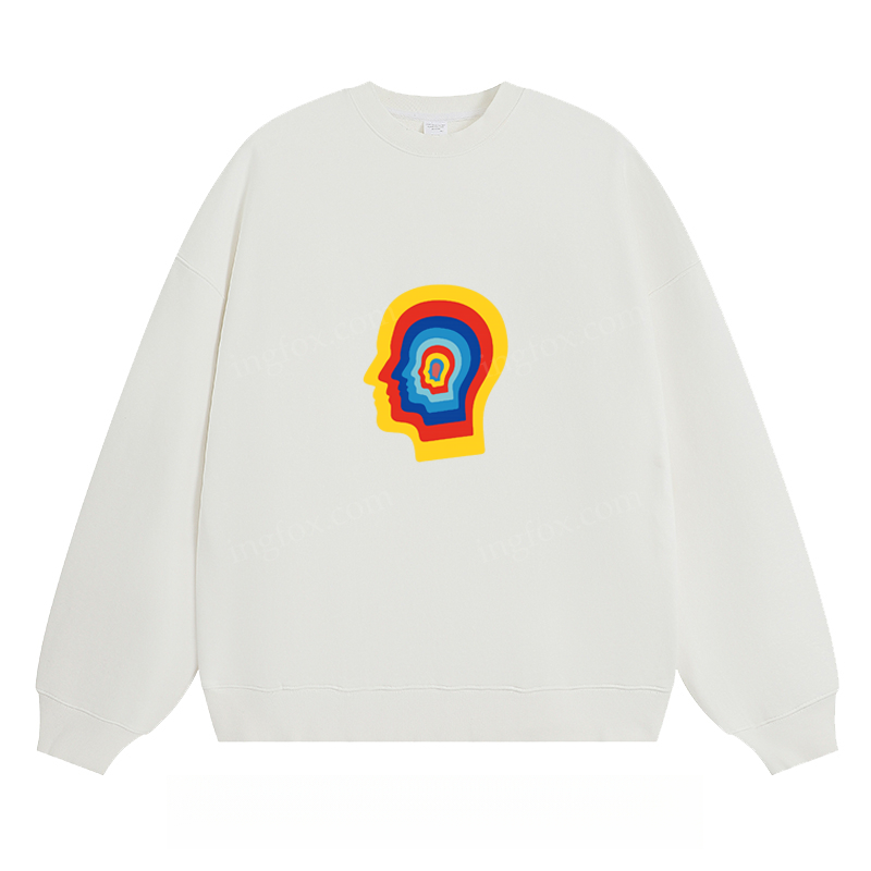 Rainbow Head Silhouette - Classic Unisex Fit Crewneck Sweatshirt