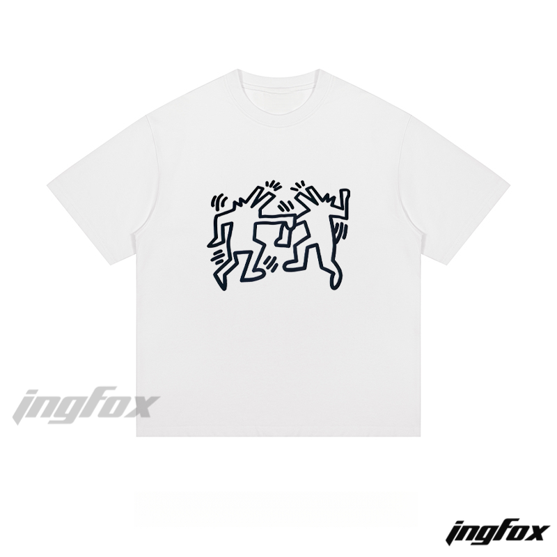Keith Haring - Inspired Doodle - Loose Fit Short Sleeve T-Shirt