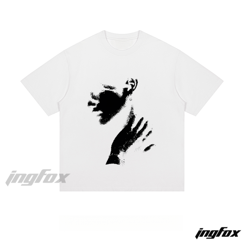 Artistic Silhouette Portrait - Loose Fit Short Sleeve T-Shirt