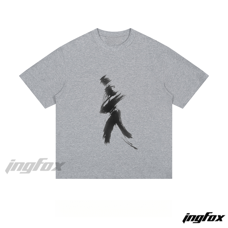 Ink - Style Figure - Loose Fit Short Sleeve T-Shirt