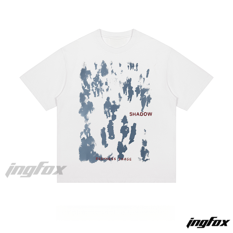 Shadow Silhouette - Loose Fit Short Sleeve T - Shirt